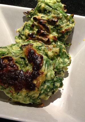 Una foto de Croquetas de verduras con espinaca o acelga cruda
