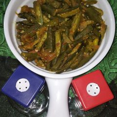 A picture of Green lady finger.