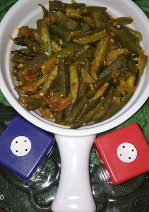 A picture of Green lady finger.