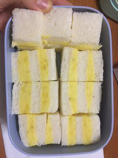 Hình của món Bữa sáng giảm cân với sandwich khoai lang.