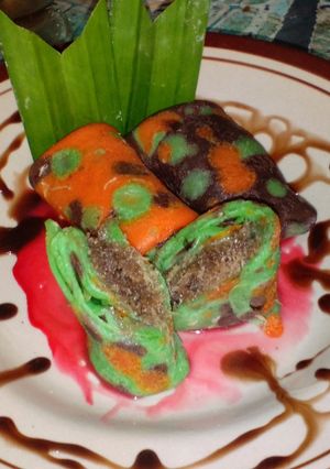 Foto resep Dadar gulung polkadot rasa bajigur