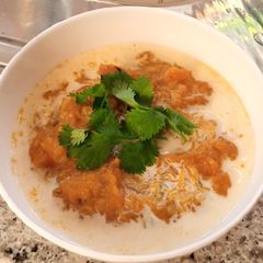 A picture of Pumpkin soup.