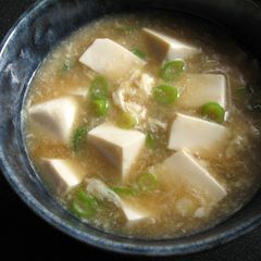 A picture of Silken Tofu & Egg Soup.