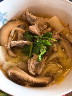 白菜赤肉羹 的食譜成品照片