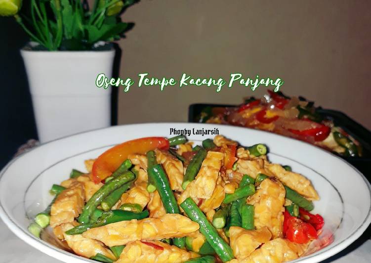 Oseng Tempe Kacang Panjang