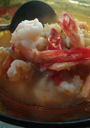 Foto resep Udang rebus kuah segar