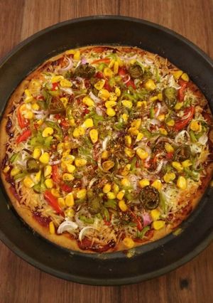 A picture of No Yeast Pizza.