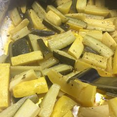 A picture of Italian style squash, simple.
