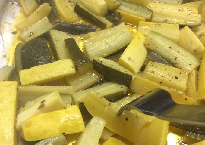 How to Prepare Quick Italian style squash, simple