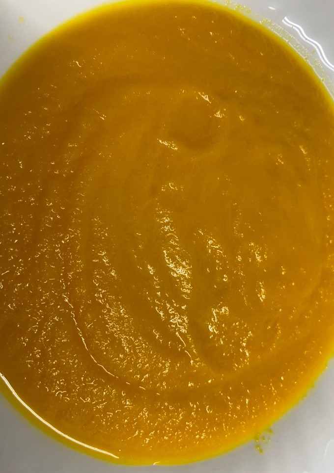 Una foto de Puré de zanahorias con yogur tipo griego con el robot (Lidl) monsieur cuisine plus