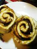 Rollo de canela al microondas