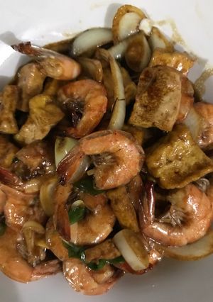 Foto resep Udang Saus Tiram