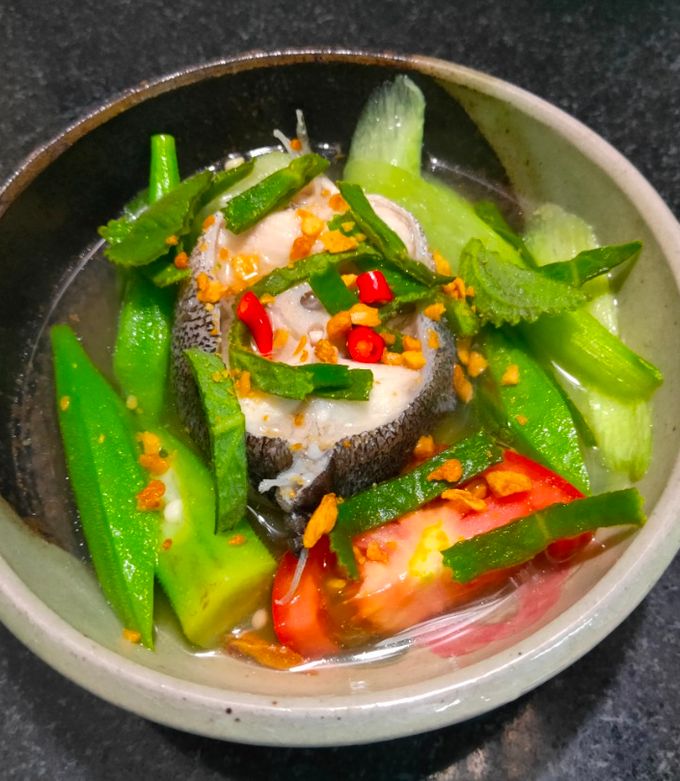 Hình của món Canh chua cá Bớp.