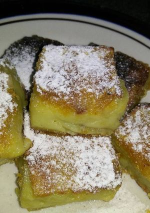 Foto resep Cake Sukun Pandan Eggless / Eggless breadfruit chiffon cake