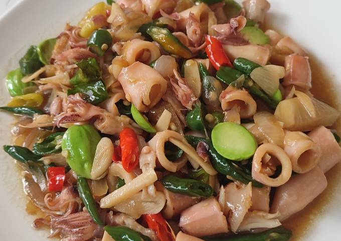 Cara membuat Cumi Asin Cabe Ijo Cara membuat Cumi Asin Cabe Ijo