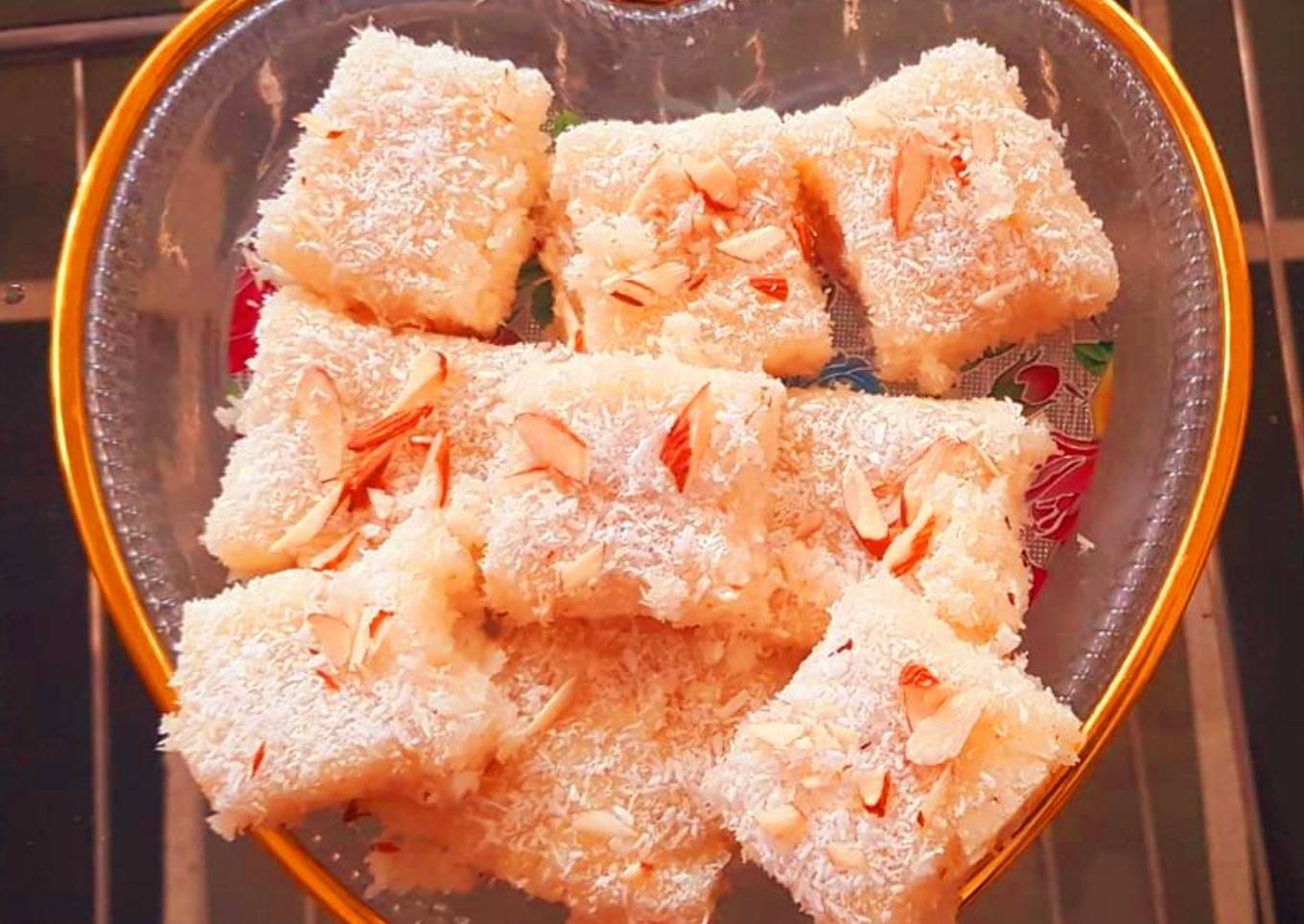 Coconut burfi