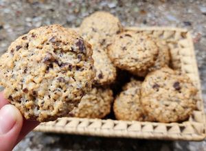 Una foto de 🍪🍫 Galletitas de avena y chispas de chocolate 🍫🍪 Crocantes!!!