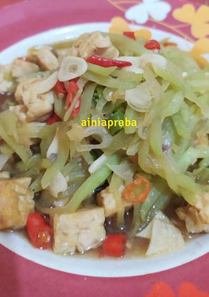 Foto resep Tumis Labu Siam feat Tempe