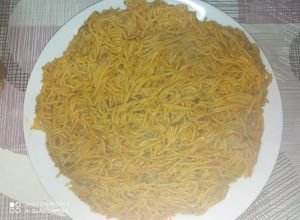 صورة لوصفة سباغيتي على طريقتي بكفتة الحوت الأبيض 😋