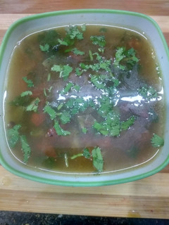 கொத்தமல்லி கீரை சூப் (Kothamalli keerai soup recipe in tamil) செய்முறை முக்கிய புகைப்படம்