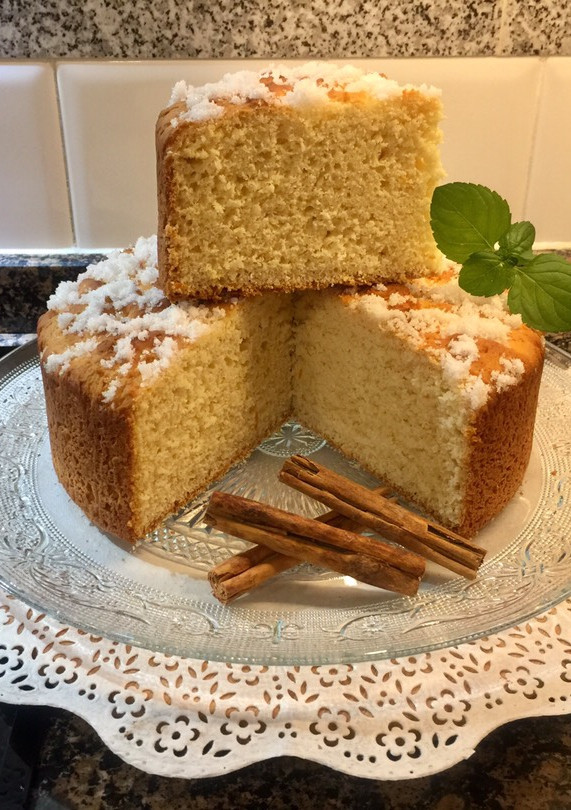 Una foto de Bizcocho Brioche de mantequilla y naranja