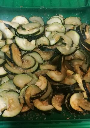 Una foto de Calabacín con salsa de soja (Lékué)