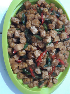 Foto resep Jangan lombok ijo (tumis tempe sederhana)