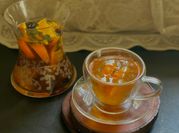 A picture of hibiscus cinnamon tea