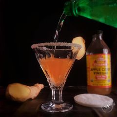 A picture of Spicy apple mocktail.