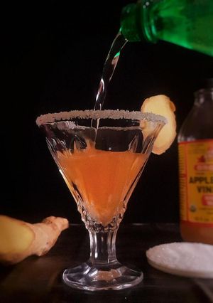 A picture of Spicy apple mocktail.