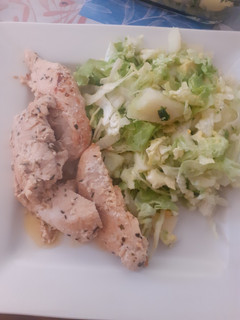 Una foto de Filete de pollo a la mantequilla