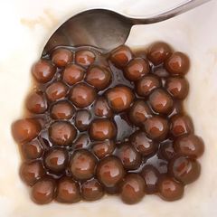 A picture of Brown sugar bubbles.