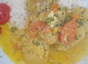 Una foto de Fricasé de pollo