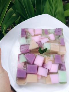 Foto resep Pudding Mozaik Susu
