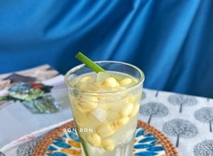 Hình của món Chè Nha Đam Hạt Sen.