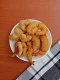 Udang Goreng Tepung Roti/Ebi Furray (tanpa telur)