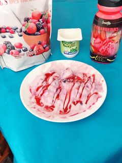Una foto de Postre bajo en calorías