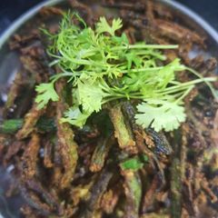 A picture of Crispy Bhindi💚.