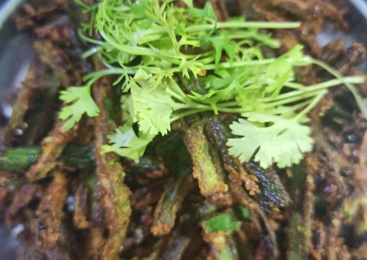 Simple Way to Prepare Homemade Crispy Bhindi💚