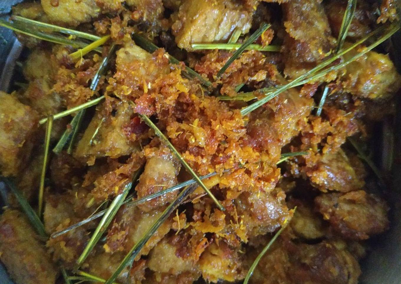 Daging goreng bumbu kuning