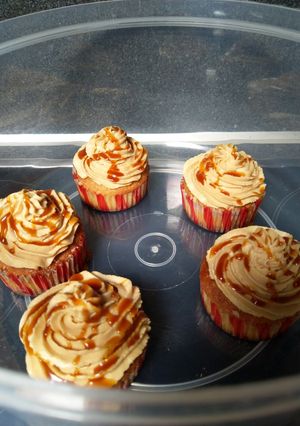 Une photo de Cupcake pomme, caramel beurre salé