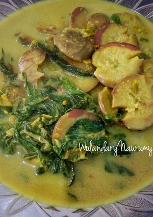 Foto resep Gulai daun singkong with jengkol