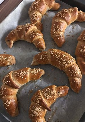 Teljes kiőrlésű kifli recept fotója