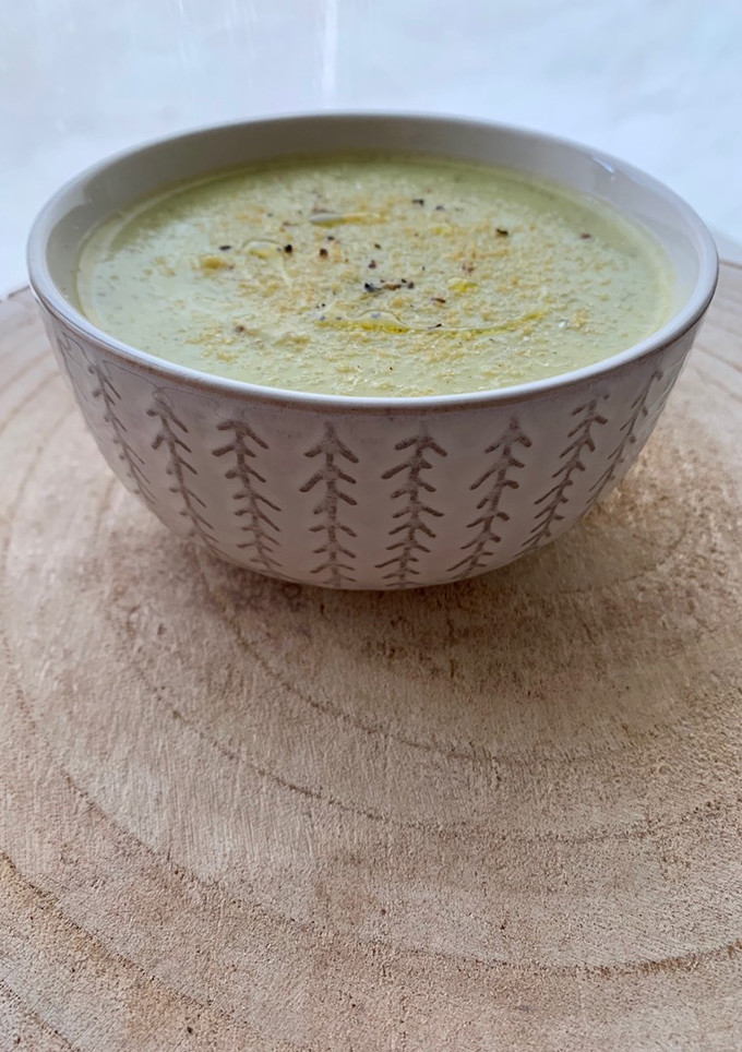 Una foto de Crema de calabacín