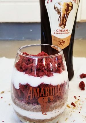A picture of Red Velvet Amarula Parfait.