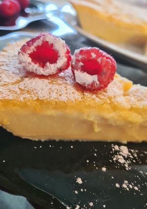 Une photo de Gâteau magique à la mascarpone
