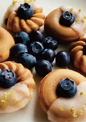 A picture of Vitantonio Recipe - Tapioca Lemon Egg Cake (Ji Dan Gao) (檸檬珍珠脆皮雞蛋糕).