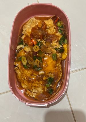Foto resep 🍳 Telur Ceplok Saus Kecap Pedas Manis