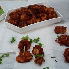 A picture of Chicken popcorn.