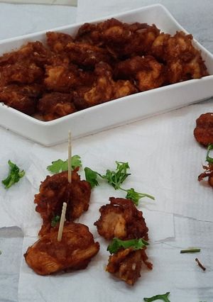 A picture of Chicken popcorn.